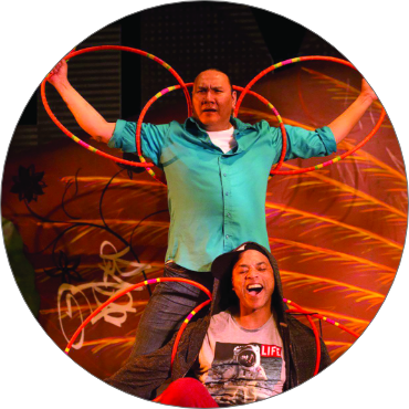 Hoop Dancers Performing